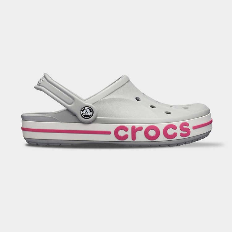 Crocs Bayaband Clog Light Grey/Candy Сабо Крокси чоловічі / жіночі сірі