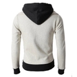Casual Zip Up Hooded Sweatshirt For Men | Fake Two Piece Style Hoodie