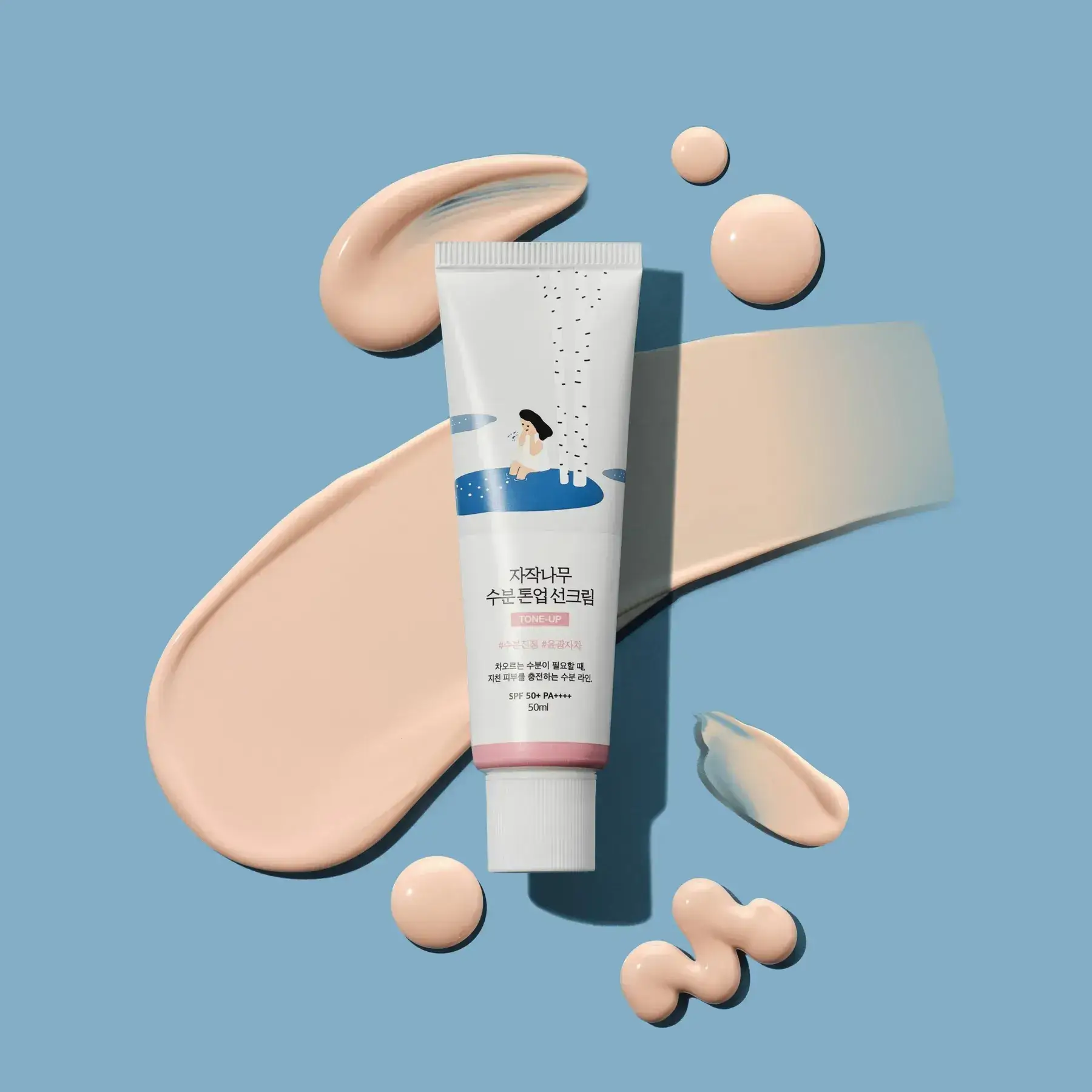 Round Lab 50ml Тонуючий сонцезахисний крем з березовим соком