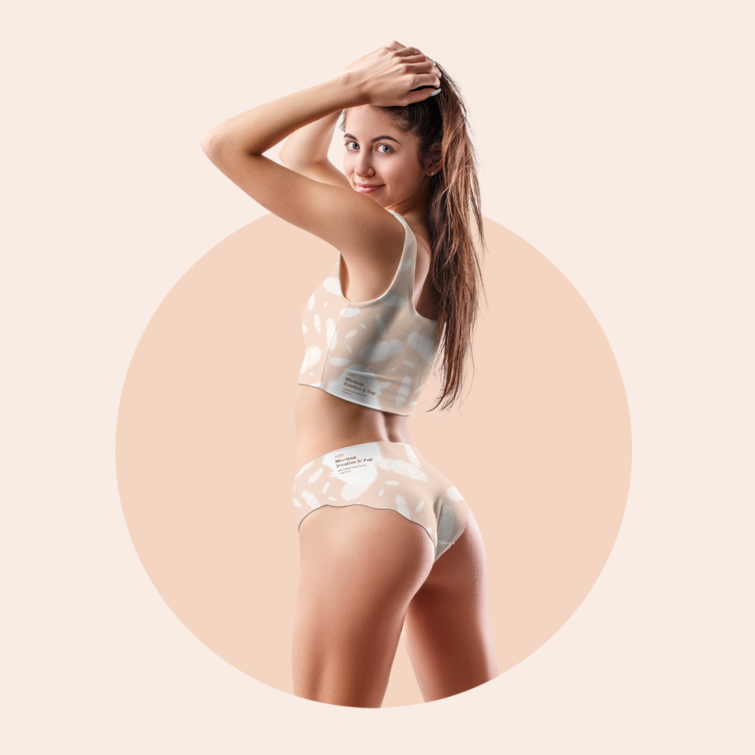 9 Mockups Woman Underwear