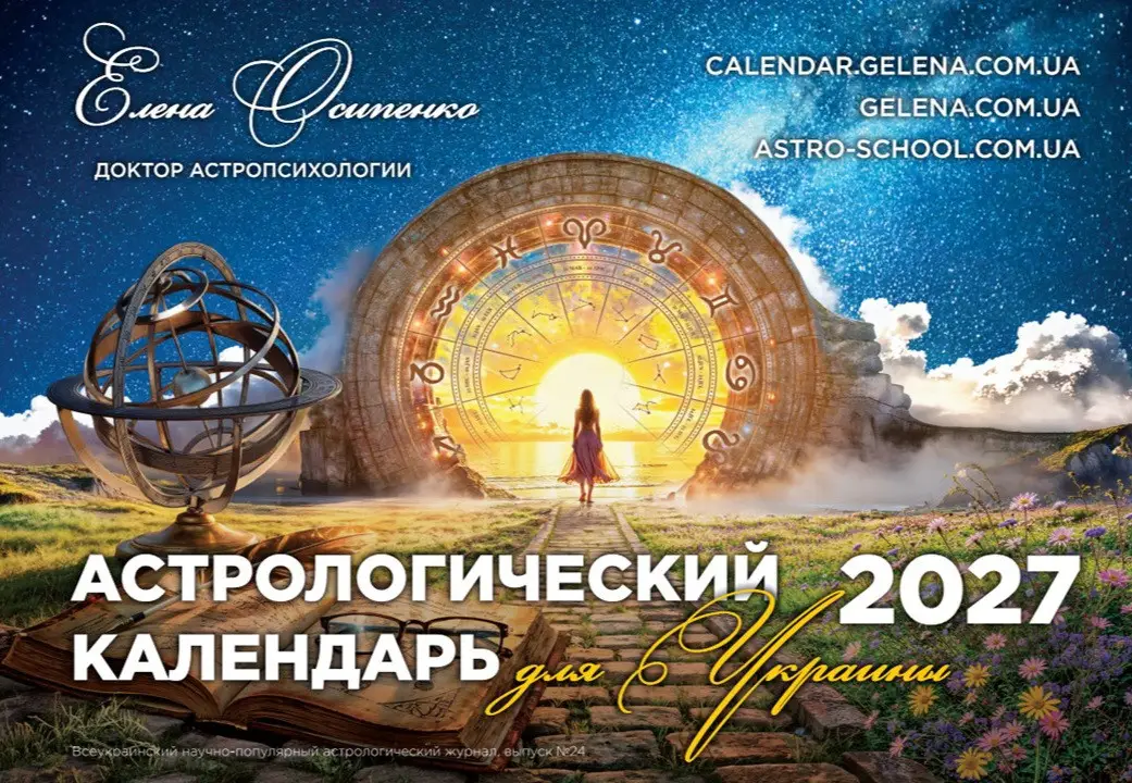 РОСІЙСЬКОЮ Астрологічний календар для України на 2027 рік Олена Осипенко