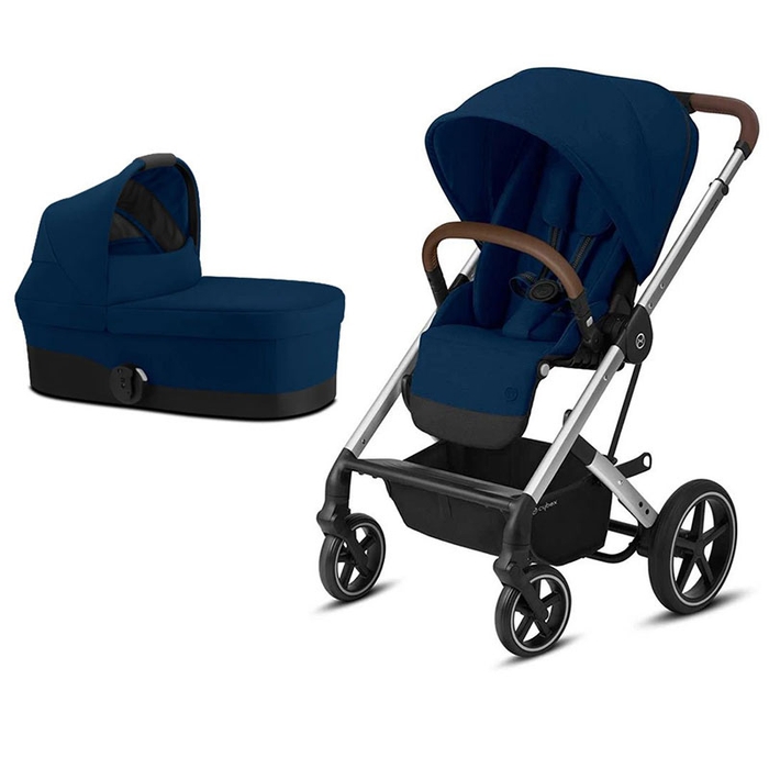 Коляска Cybex Balios S Lux SLV 2 в 1 Navy Blue