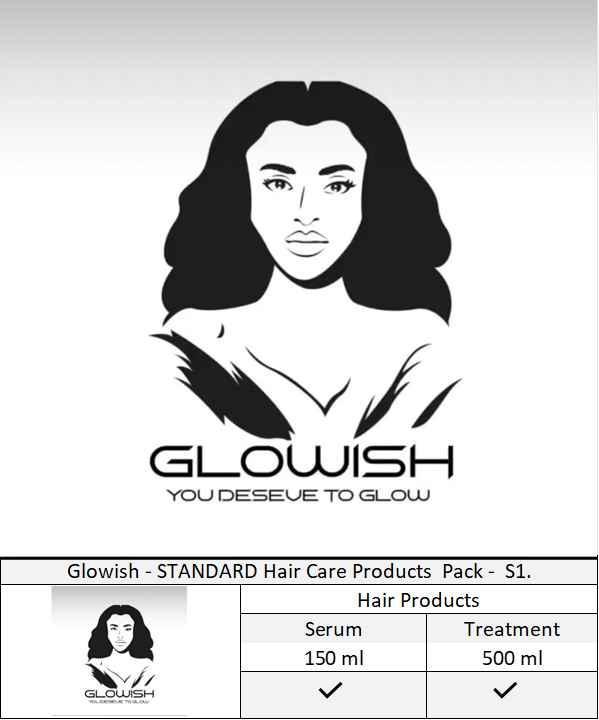 glowish - STANDARD Hair Care Products Package.