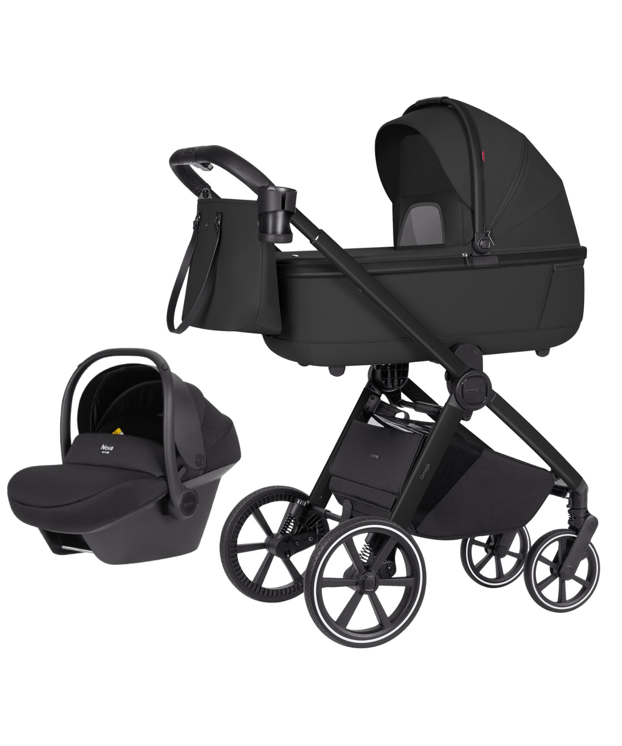 Візок 3в1 Carrello Omega Deluxe 2025 Denim Black