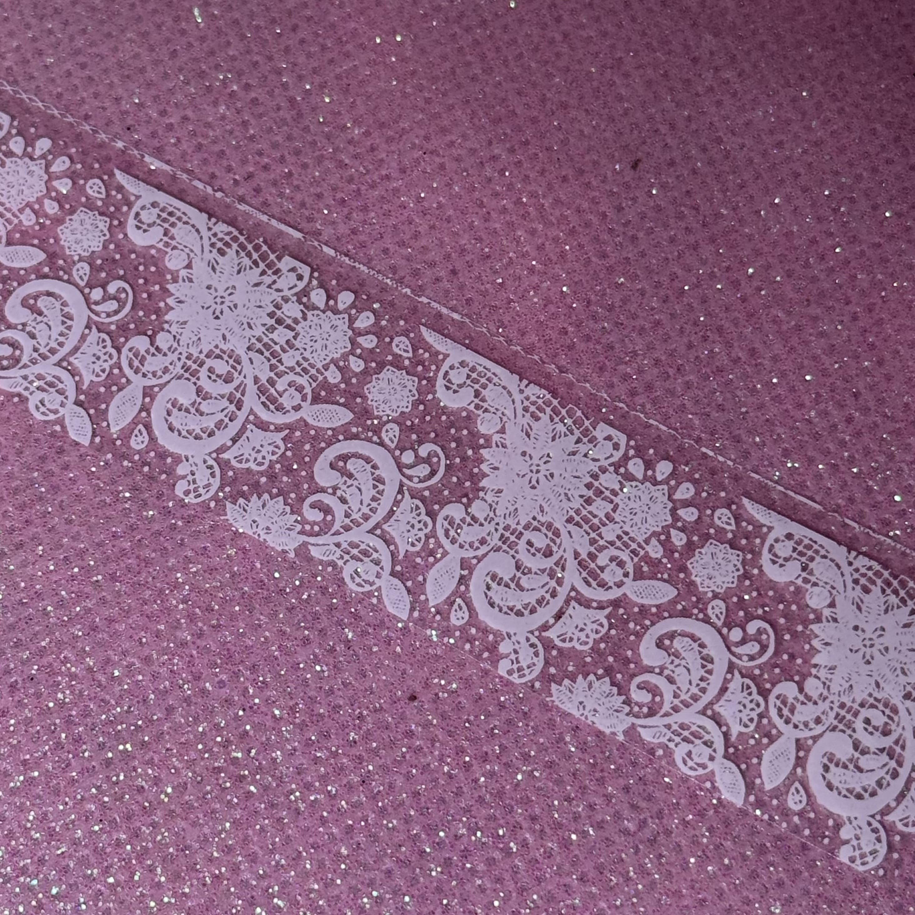 Фольга для нігтів «Біле мереживо» №7