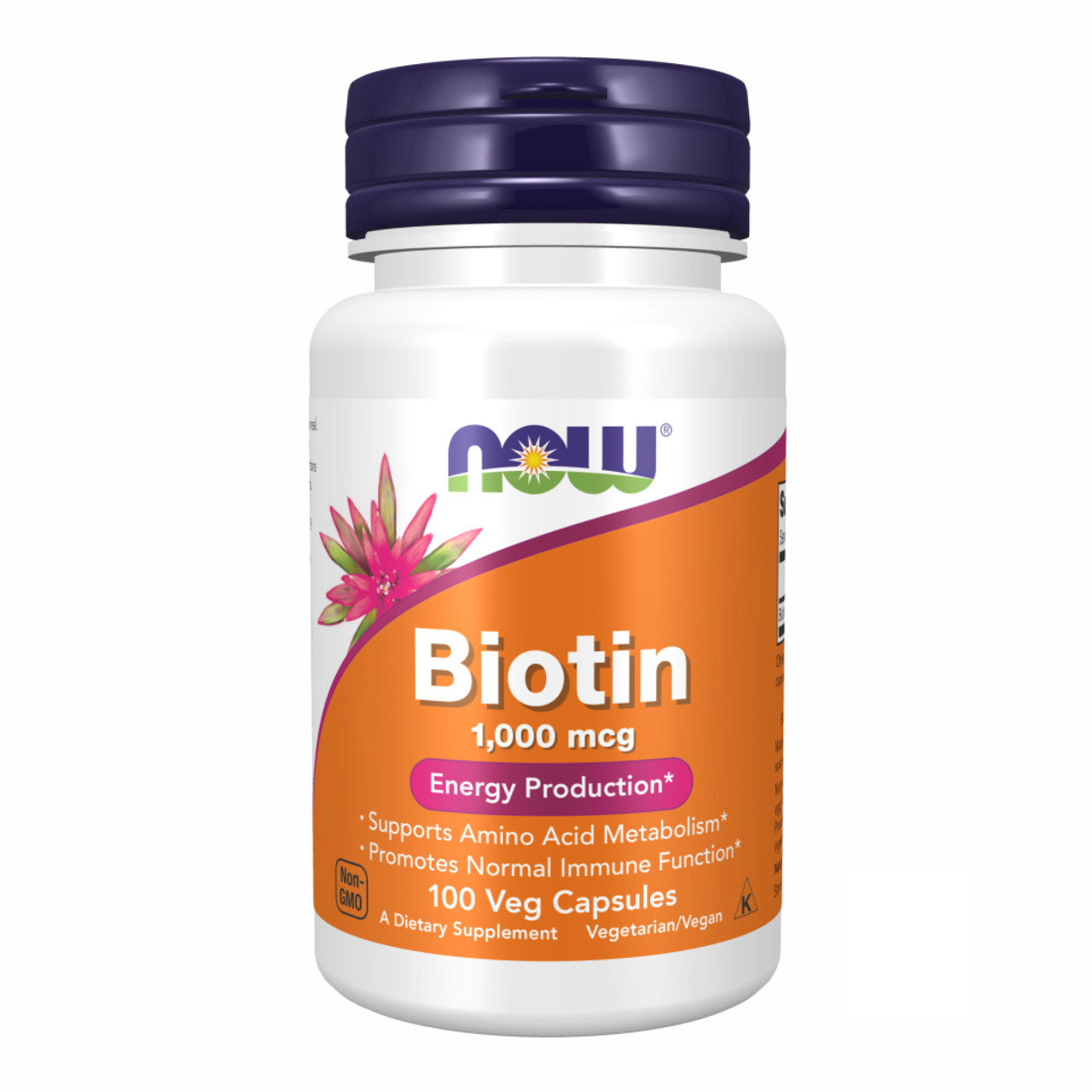Біотин, BIOTIN 1000mcg - 100 vcaps