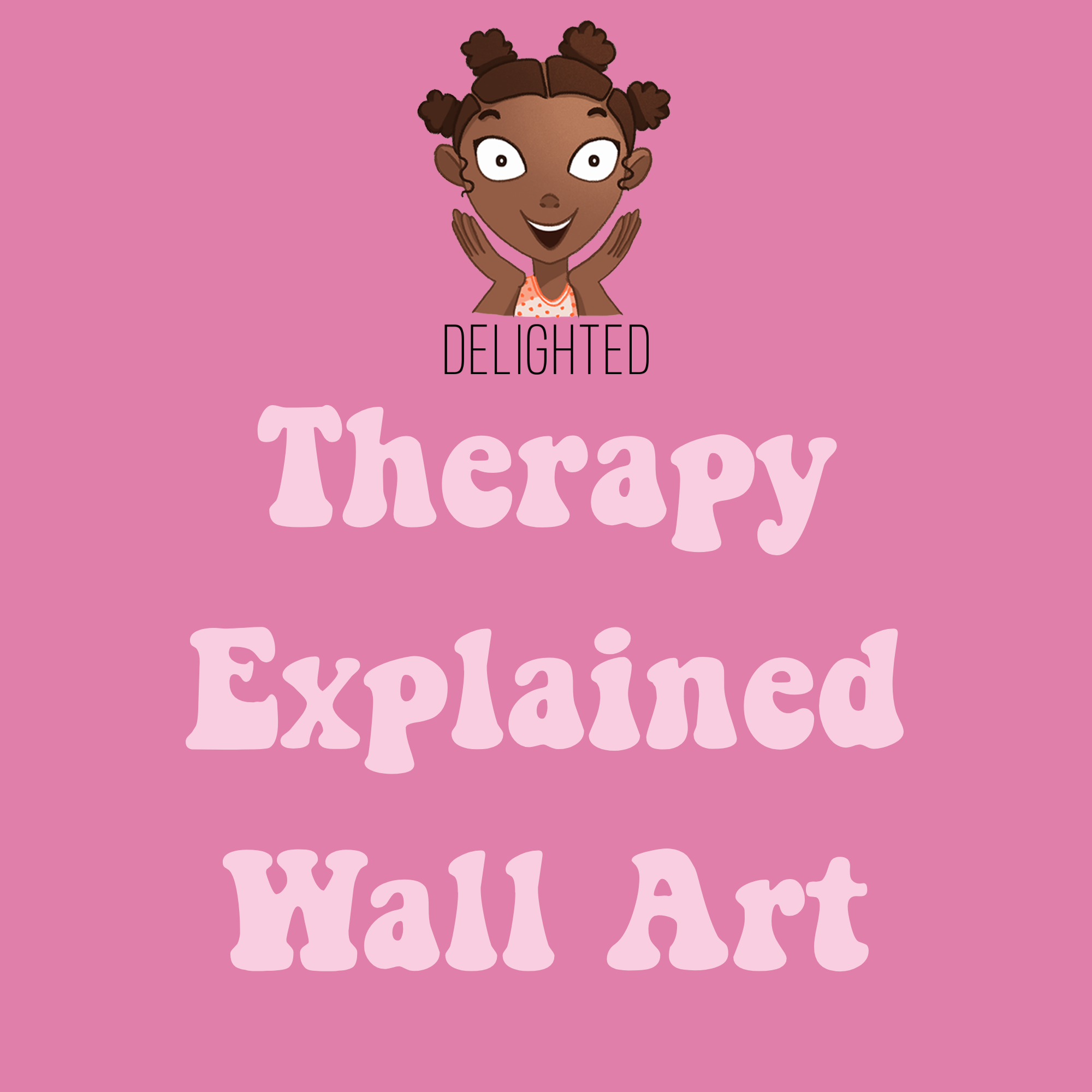 Therapy Explained Wall Art | Printable Psychoeducation Posters for School Therapy Rooms & Counseling Offices