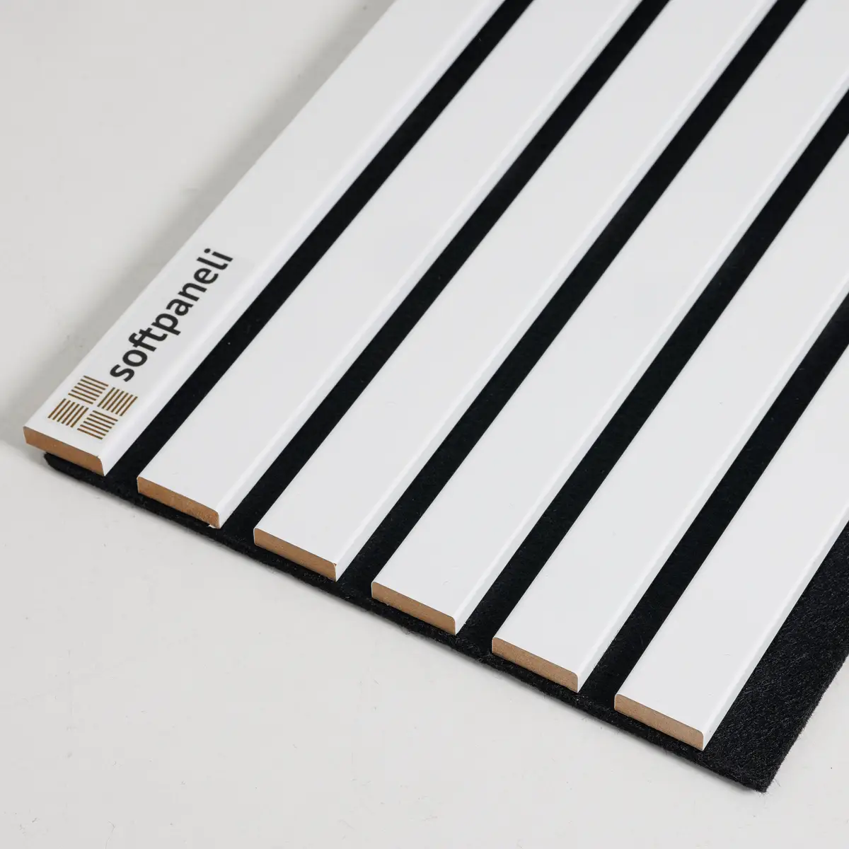 Стінова акустична панель softpaneli 29х280 см колір Білий