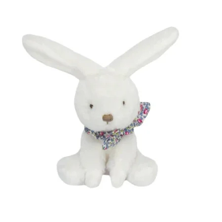 М’яка іграшка DouDou Зайчик з блакитним шарфом 16 см