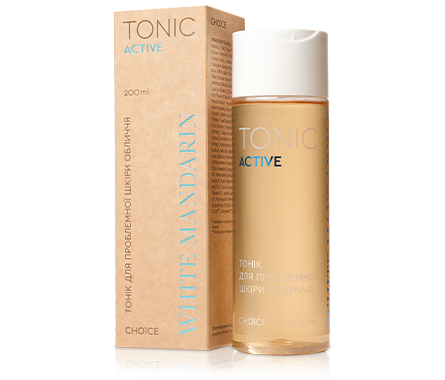 Тонік для ПРОБЛЕМНОЇ та схильної до появи АКНЕ шкіри TONIC ACTIVE - Антисептична дія / Себум баланс (200мл)