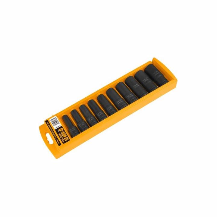 Набір торцевих головок 10шт 1/2 (10,12,13,14,15,17,19,21,22,24мм) Толсен