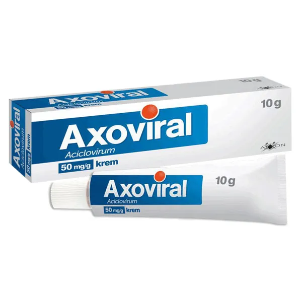 Axoviral при перших симптомах герпесу 50 мг/г крем - 10 г