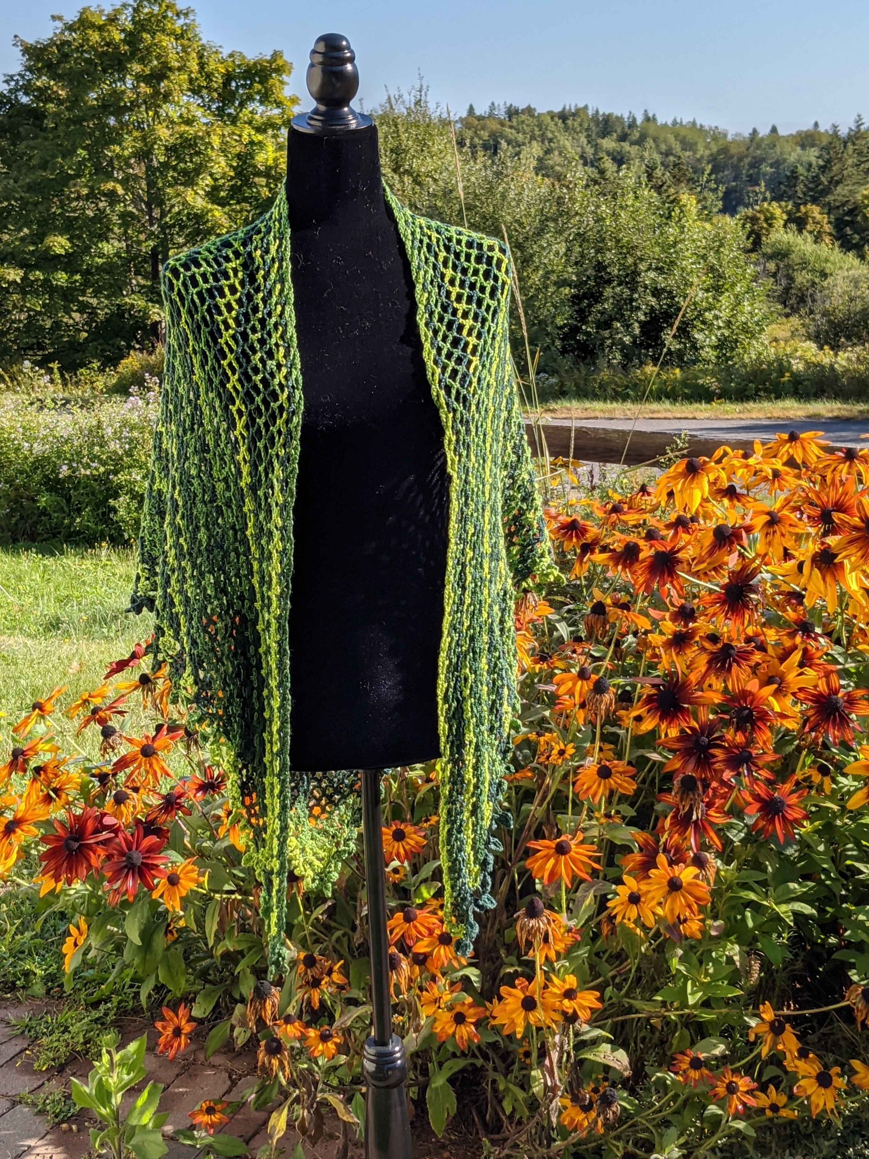 Forest Shadows Shawl