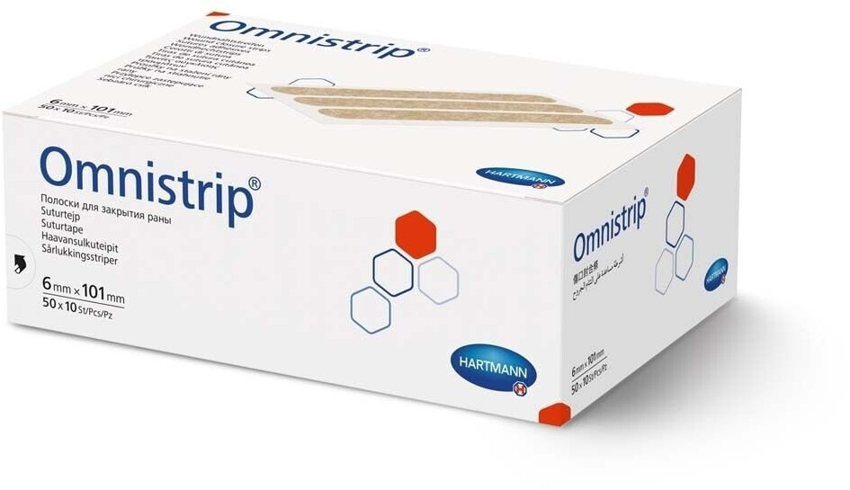 Omnistrip смужки для безшовного закриття ран 6×101mm  10шт