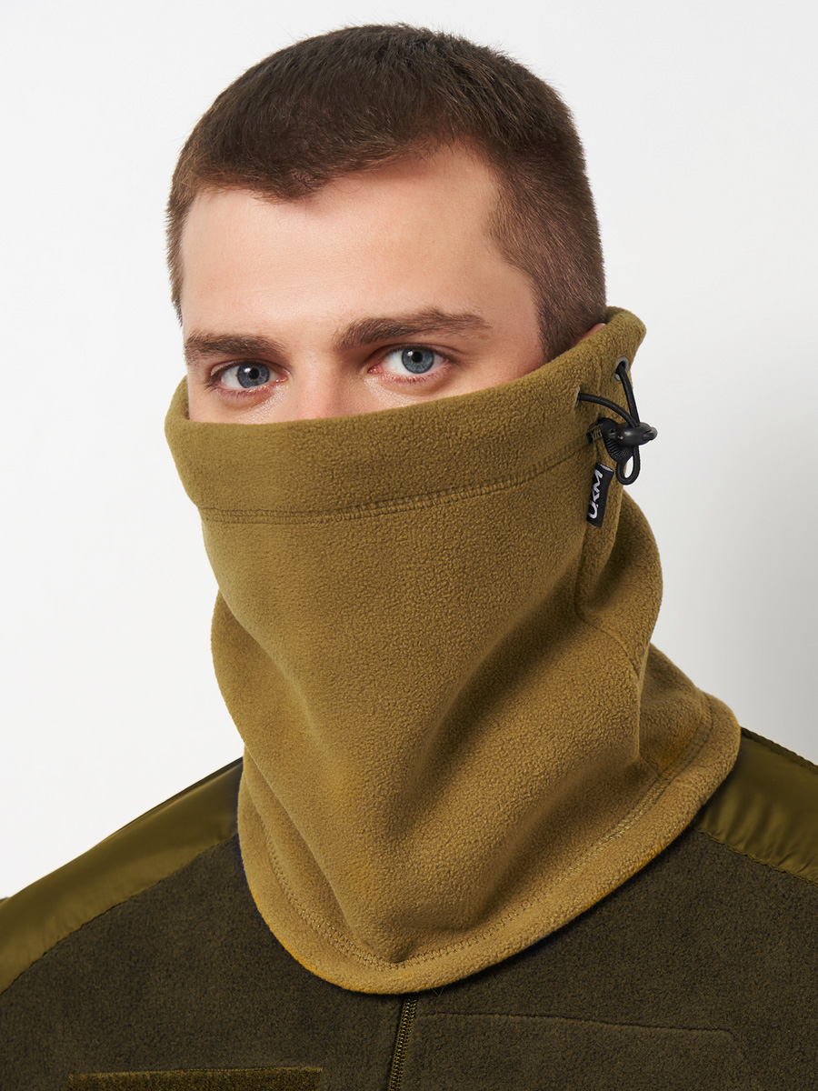 Баф флісовий UKM із затяжкою койот