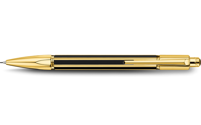 Механічний олівець VARIUS™ CHINA BLACK із позолотою