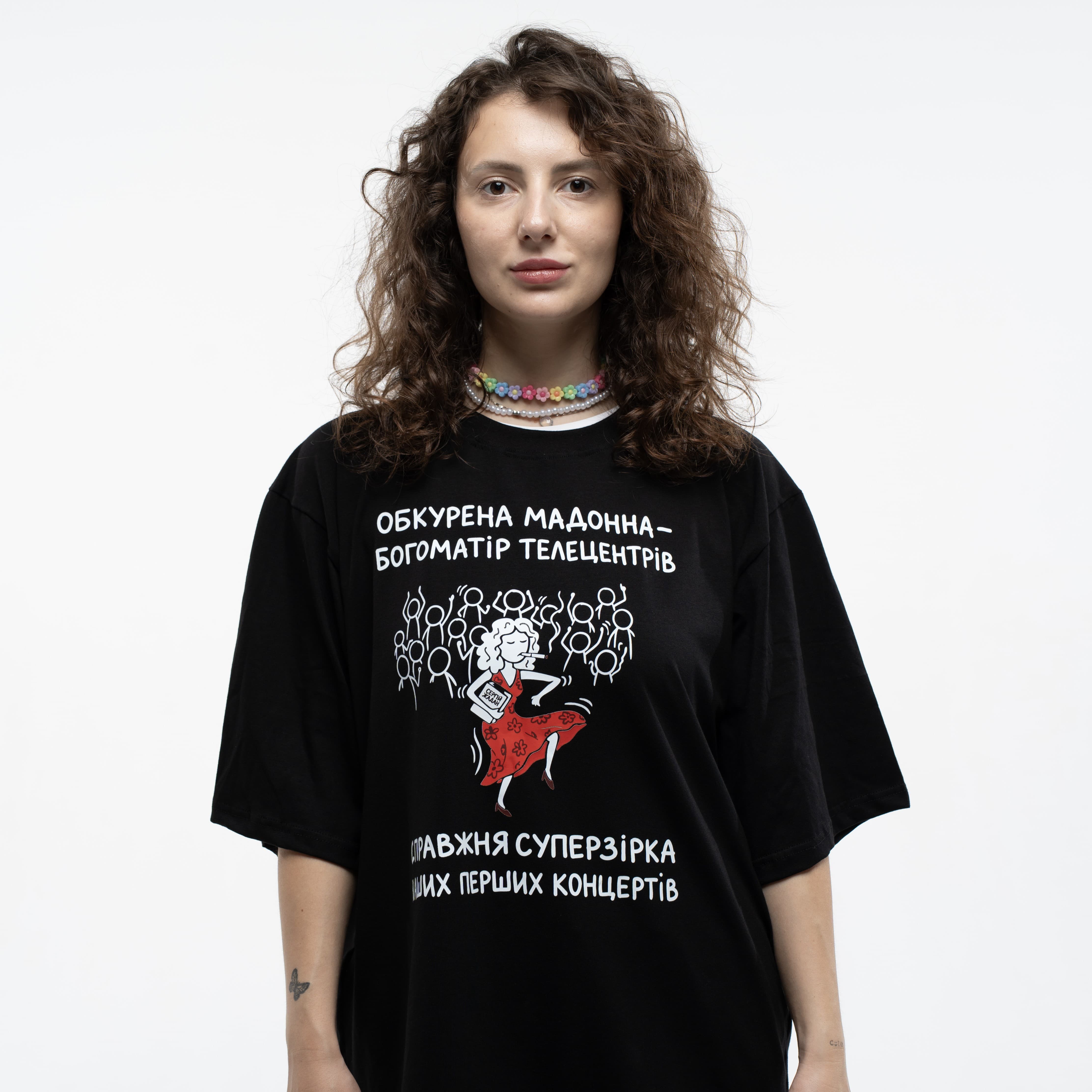 Футболка унісекс "Мадонна" чорна