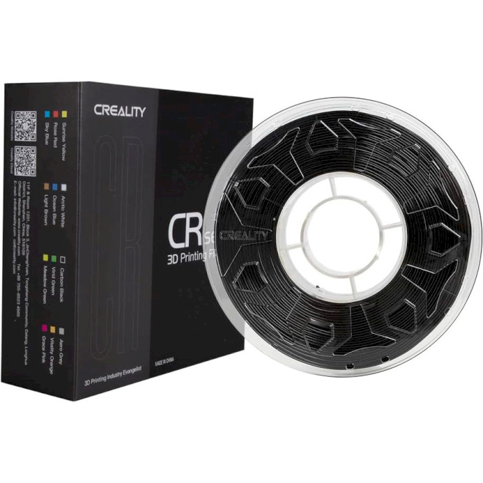 Creality CR-PLA Filament (пластик) для 3D прінтера CREALITY 1кг, 1.75мм, чорний Black (3301010061)