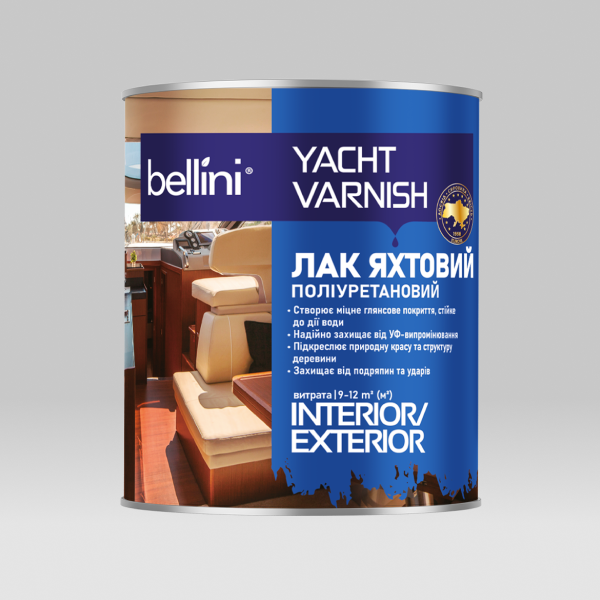 YACHT VARNISH Лак яхтовий поліуретановий ТМ BELLINI