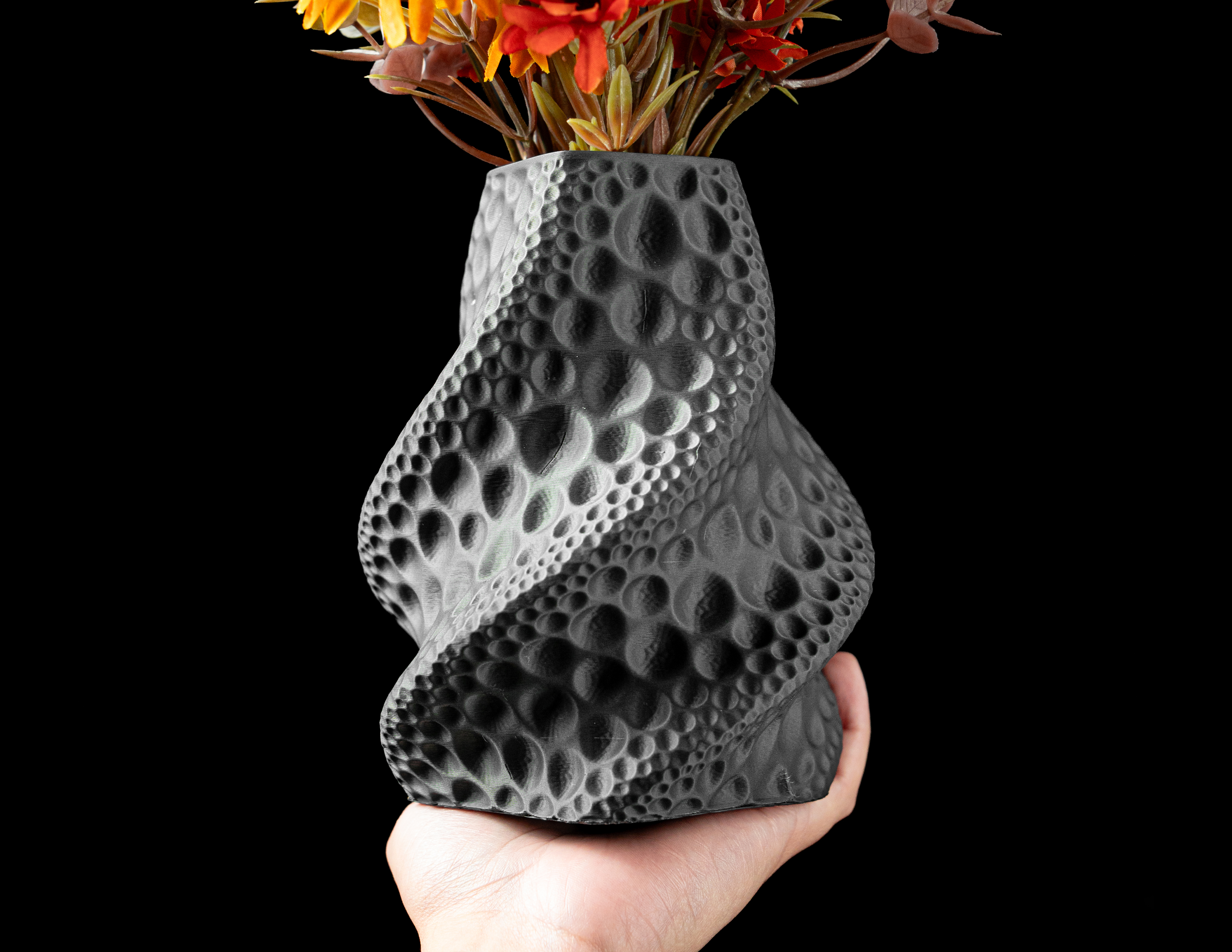 Moon Flower Vase – Elegant 3D Printed Vase