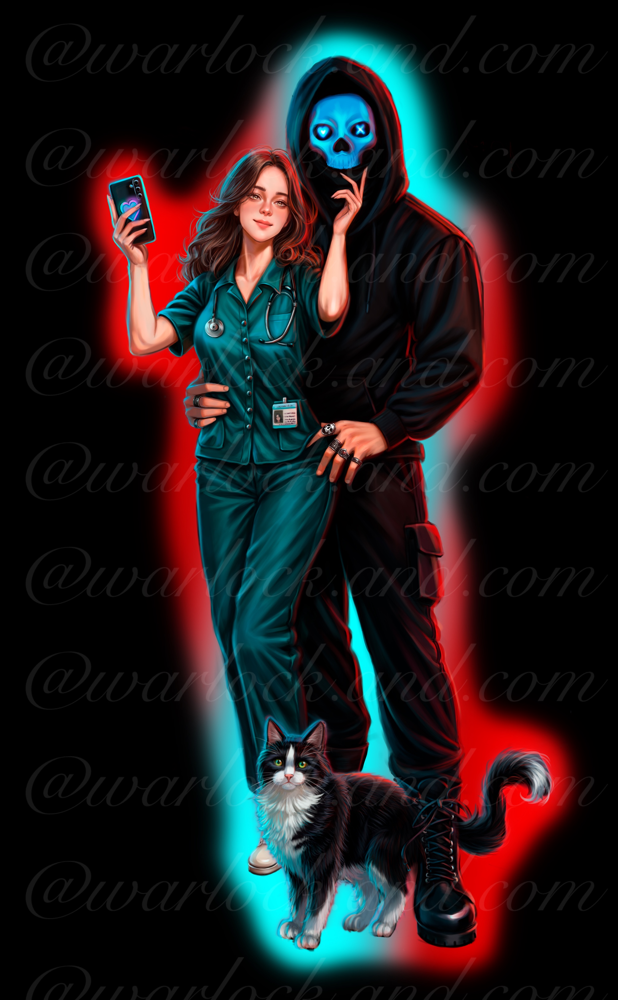 Двостороння акрилова фігурка Light Out