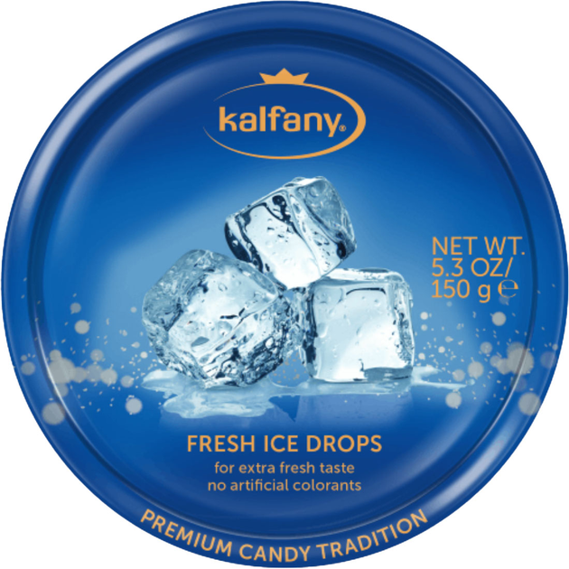 Льодяники Kalfany Fresh Ice Освіжаючі 150 г