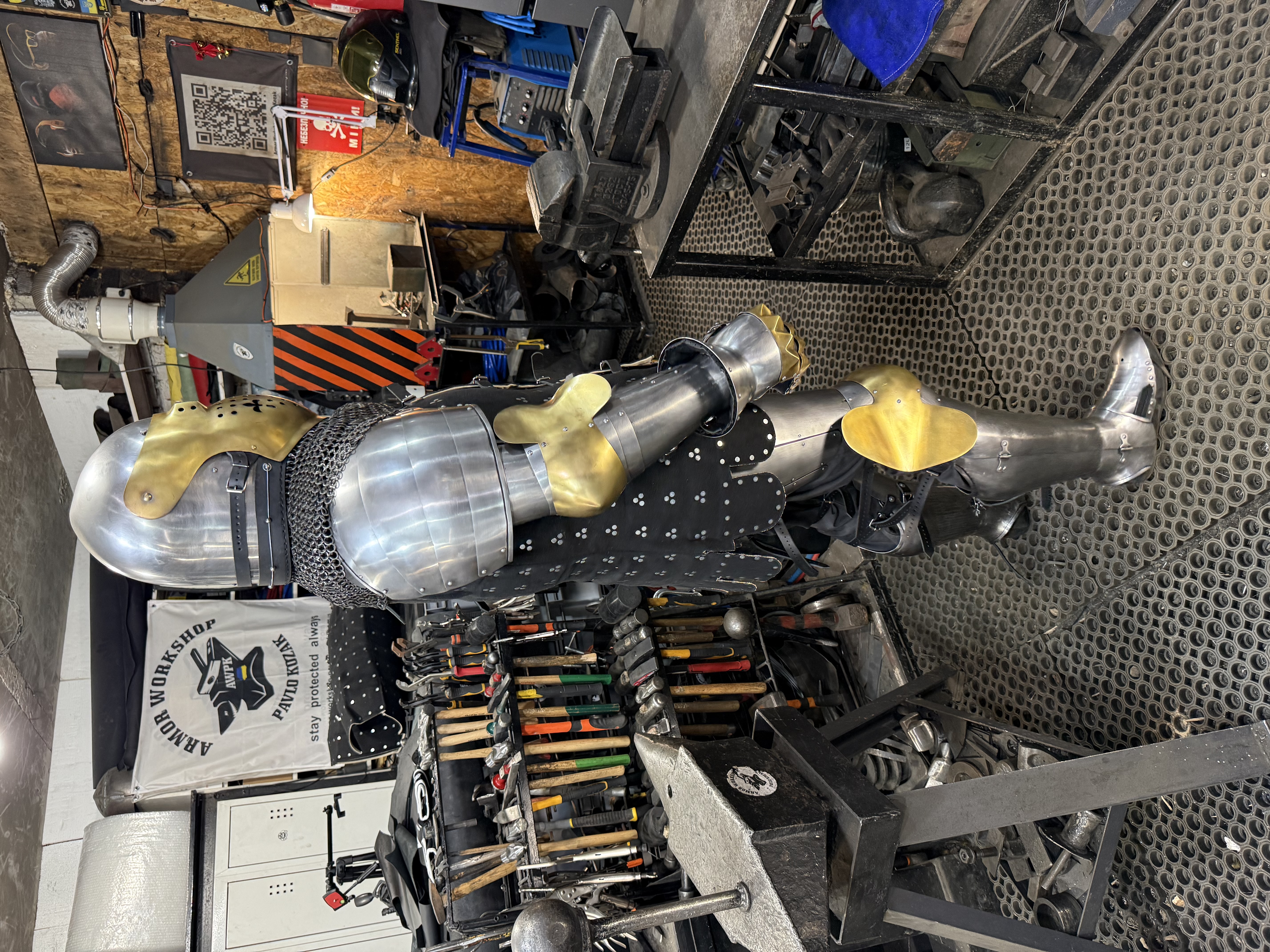 Full armor arms “ brass elbow style”
