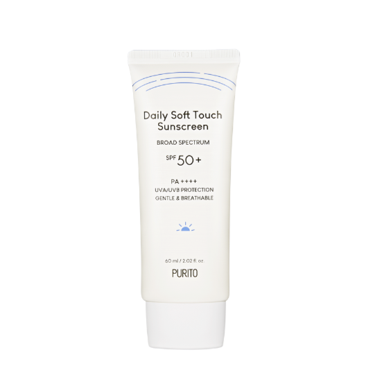 Крем сонцезахисний з керамідами Purito Daily Soft Touch Sunscreen SPF 50 PA++++ 60 ml.