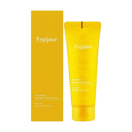 Освітлювальна капсульна незмивна маска для обличчя Fraijour Yuzu Honey Anti-Mela Capsule Mask, 75 мл