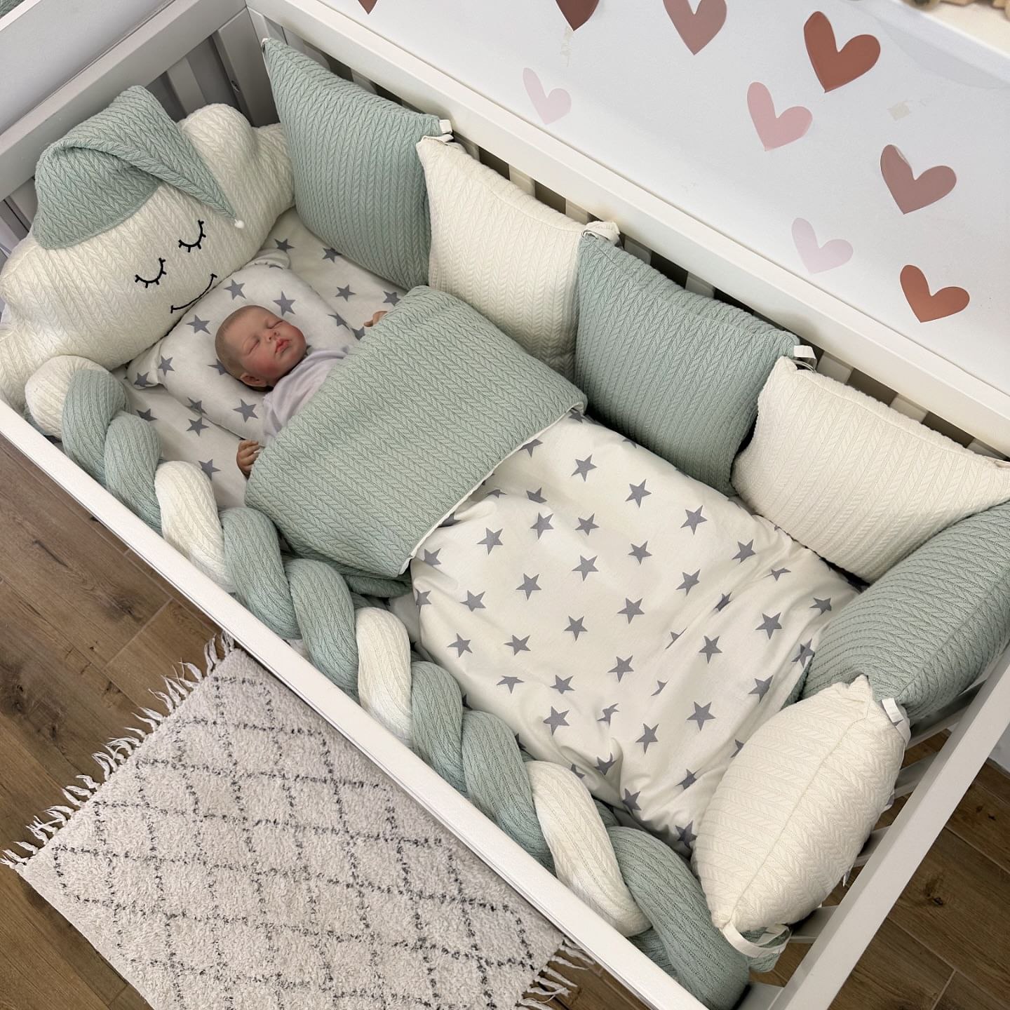 В ліжечко набір Babys «Хмаринка соня» мʼята