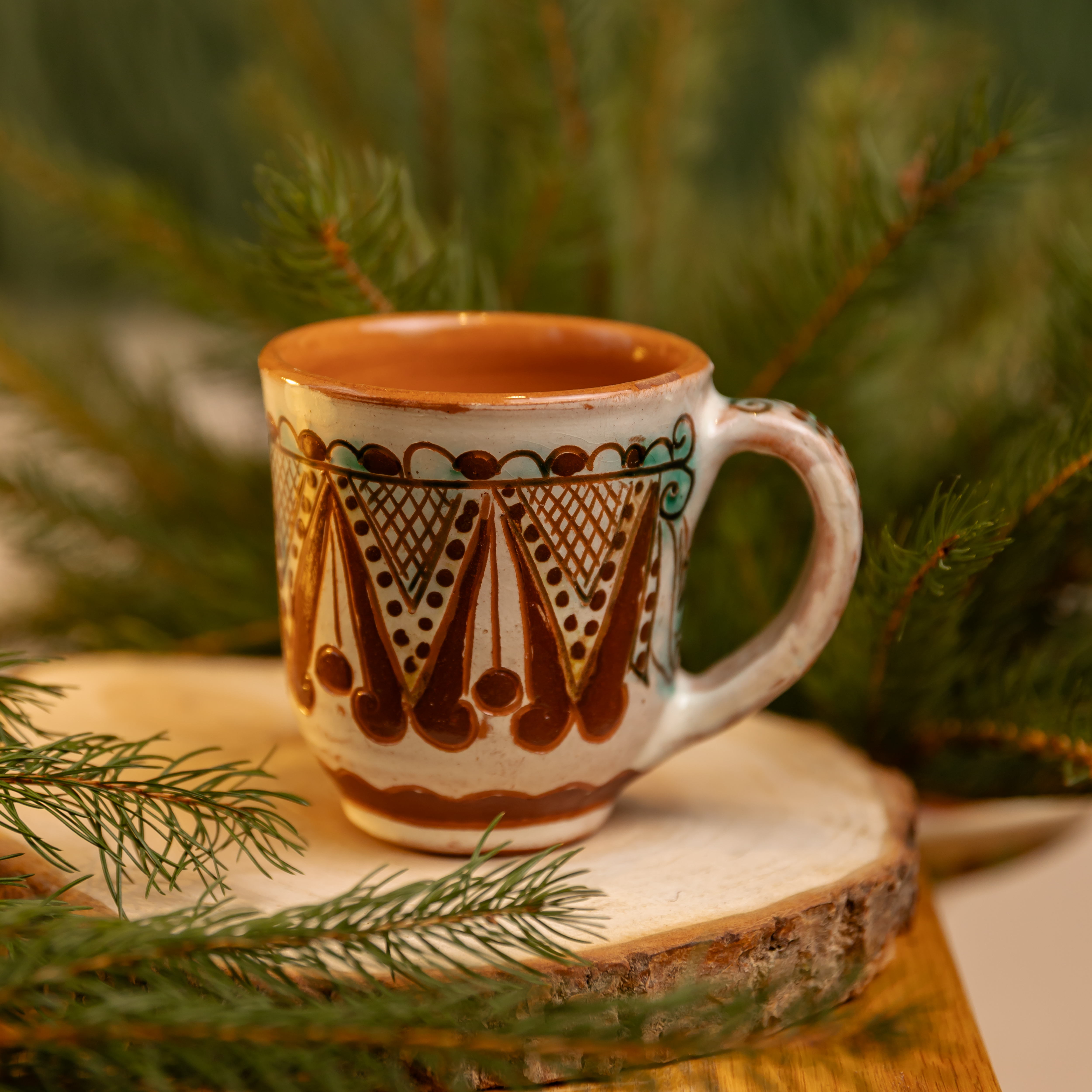 Горня "Косівська мальована кераміка", 250 мл