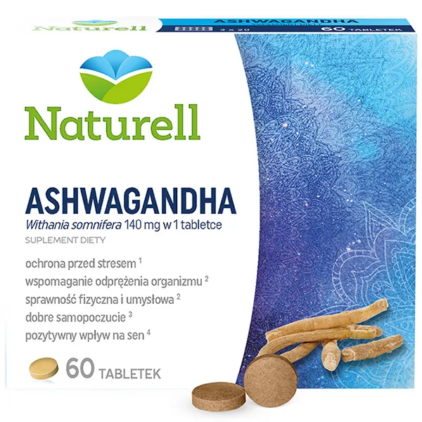 Naturell Ashwagandha Ашваганда 140 мг - 60 таблеток