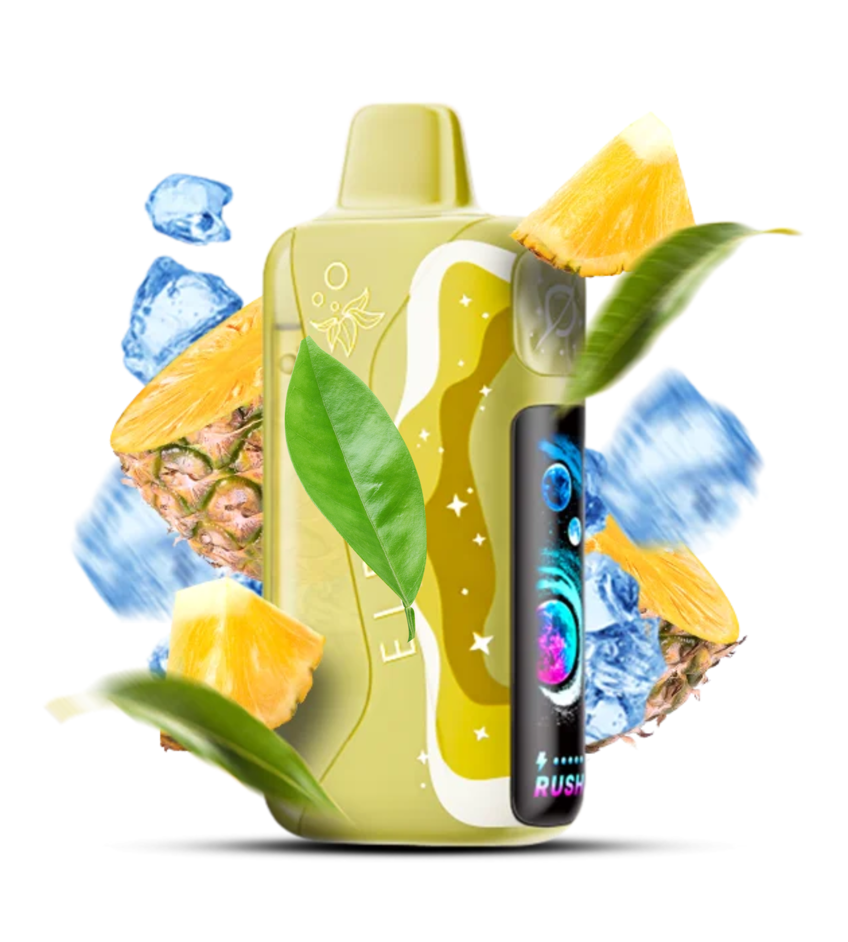 Eӏf LUSH KING PRO 40000 Sour Pineapple Ice (Кислий Ананас Лід)