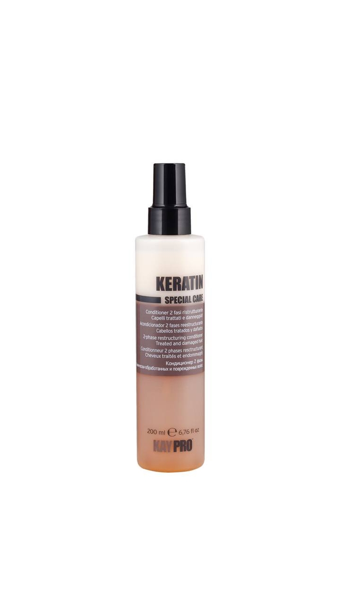 KayPro Keratin Кондиціонер двофазний з кератином для хімічно пошкодженого волосся