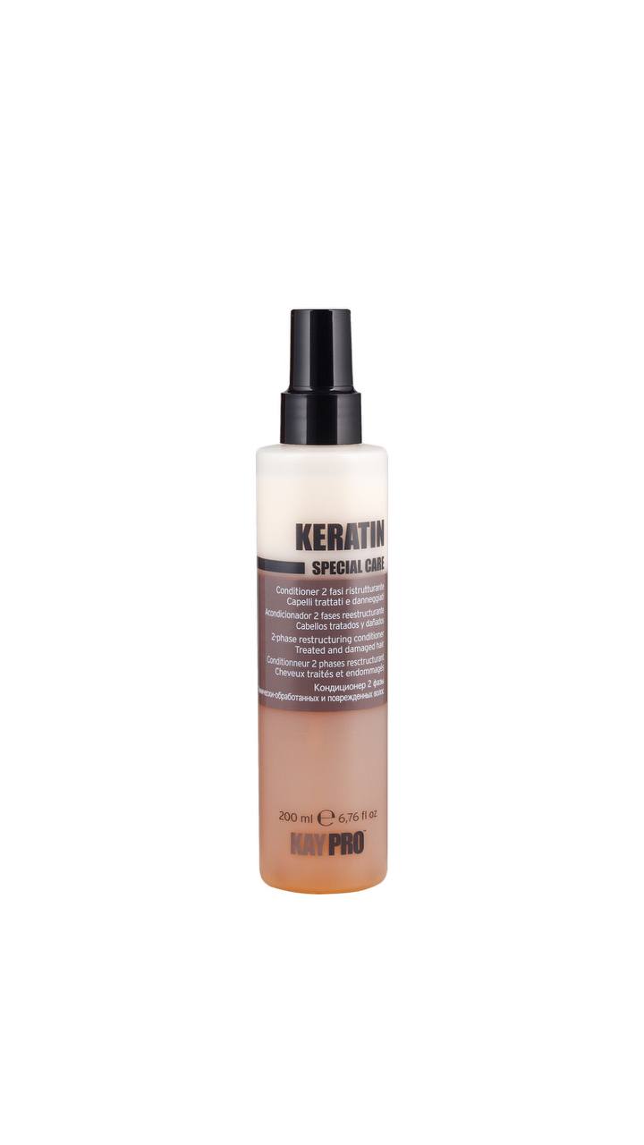 KayPro Keratin Кондиціонер двофазний з кератином для хімічно пошкодженого волосся