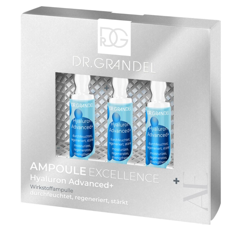 Ампула з гіалуроновим 10-кратним комплексом Dr. Grandel Hyaluron Advanced+ 3х3ml