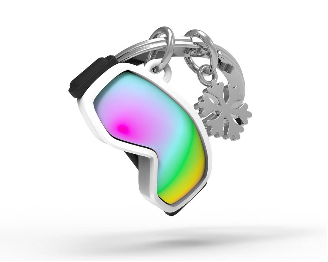 Брелок Metalmorphose Goggles with Screen – оригінальний металевий аксесуар для ключів