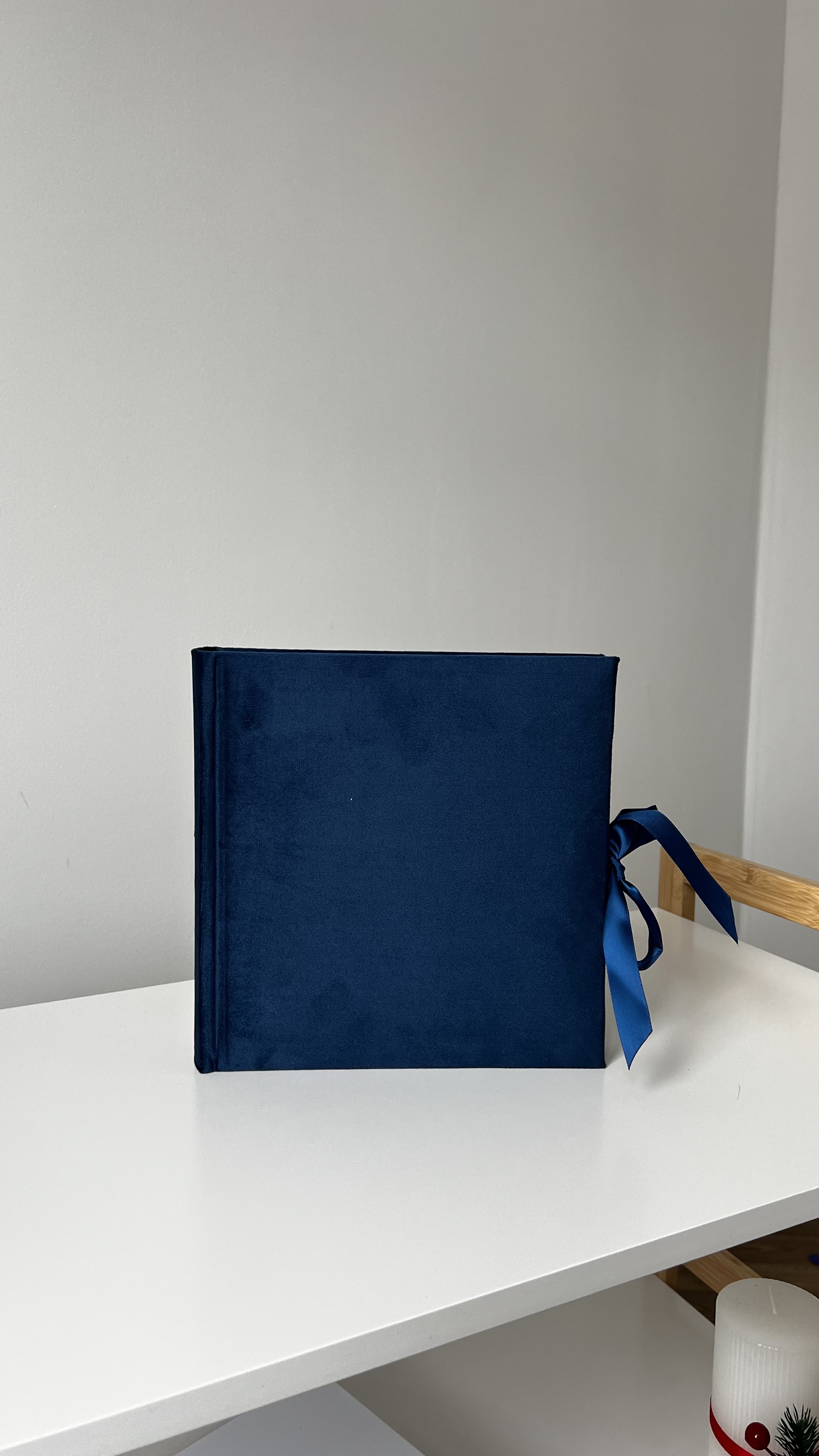 Файликовий велюровий альбом на 200 фото синього кольору