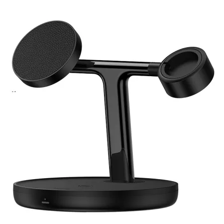 Бездротовий ЗП Baseus Swan Magnetic 3-in-1 20W