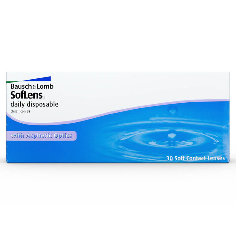 КОНТАКТНІ ЛІНЗИ BAUSCH & LOMB SOFLENS DAILY DISPOSABLE (30 бл./уп.)