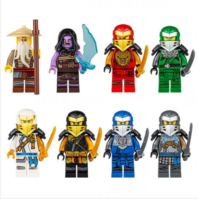 Набір фігурок ніндзя Ninjago набір героїв з мечами N2