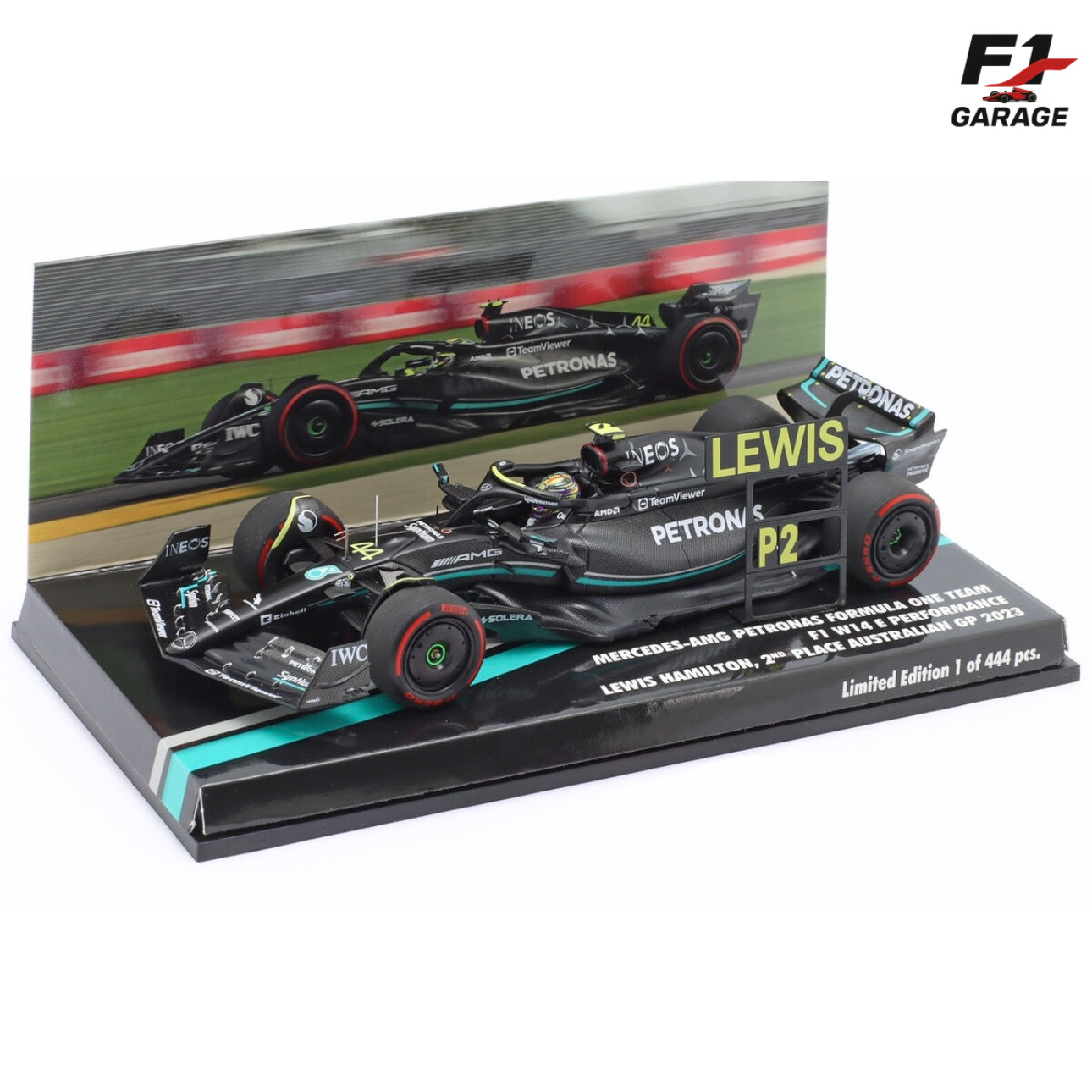 Minachamps Mercedes W14 Lewis Hamilton, 1:43, Australian GP 2023
