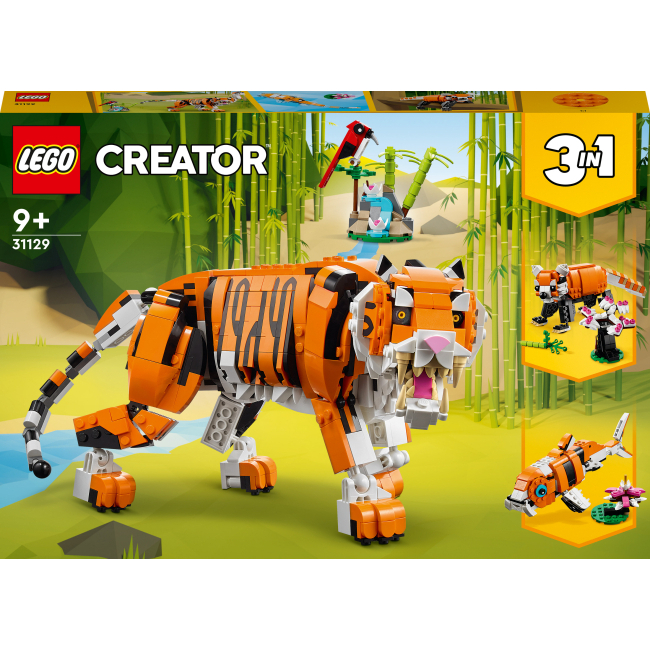 Конструктор LEGO Creator 3 v 1 Величний тигр (31129)