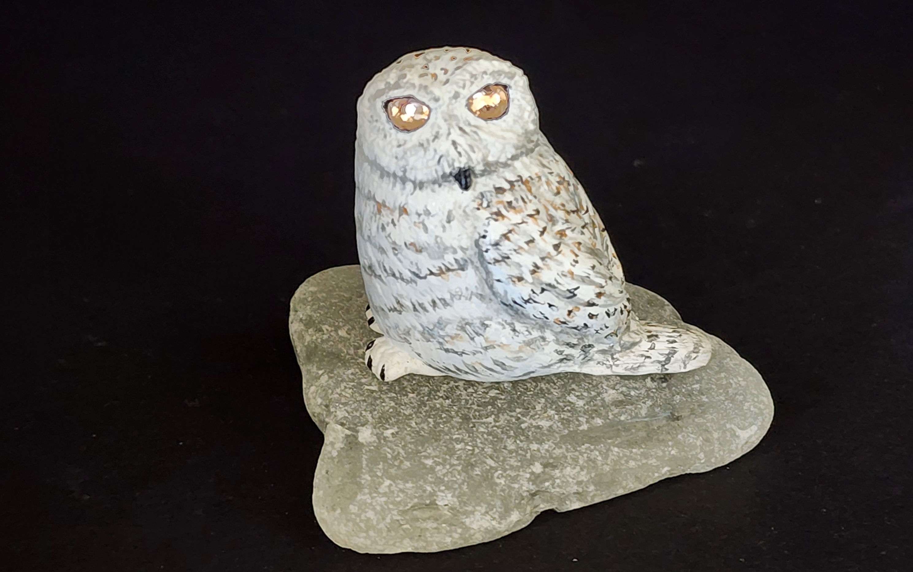 Snowy Owl Figurine