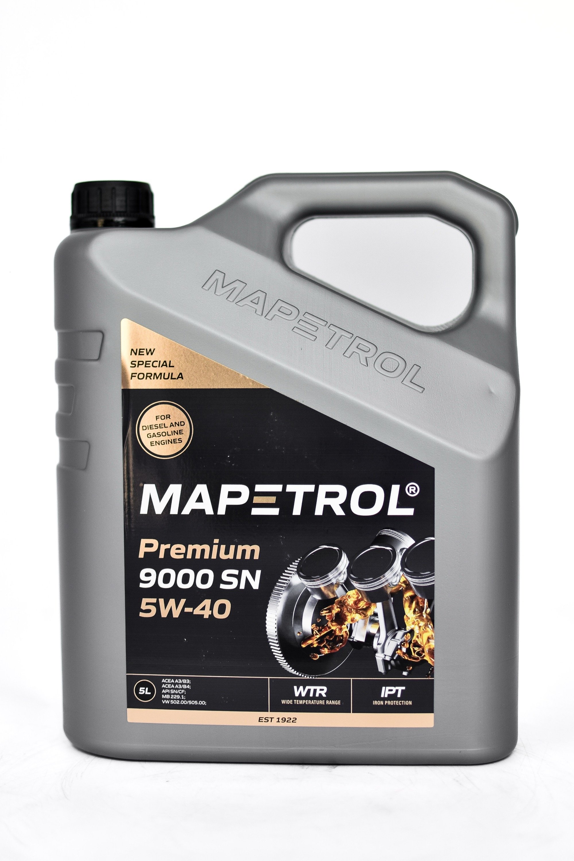Олива моторна MAPETROL PREMIUM 9000 SN 5W-40 5L