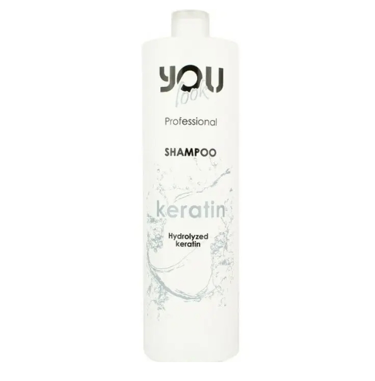 Шампунь You Look Professional Keratin Shampoo З кератином для відновлення волосся, 1 л