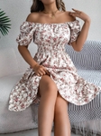 Women's Floral Ruffle Hem Summer Dress | Cute Summer Sundress