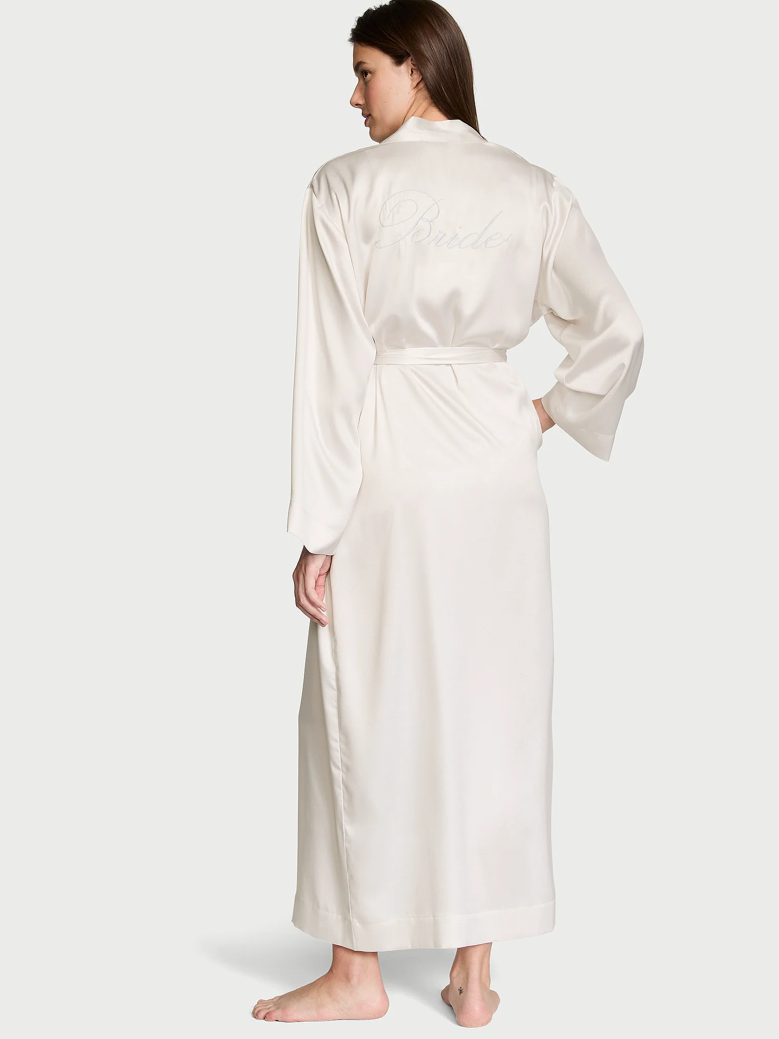 Халат для нареченої Victoria's Secret Bride Satin Long Robe