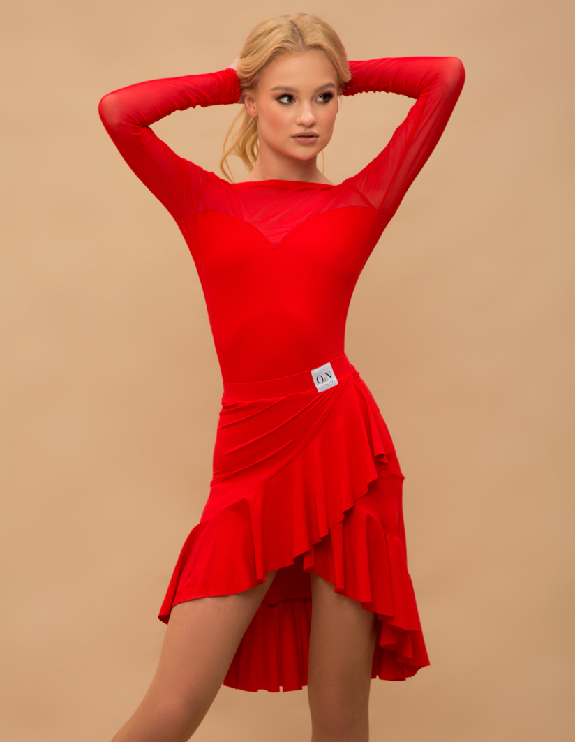 bodysuit Masha classic red