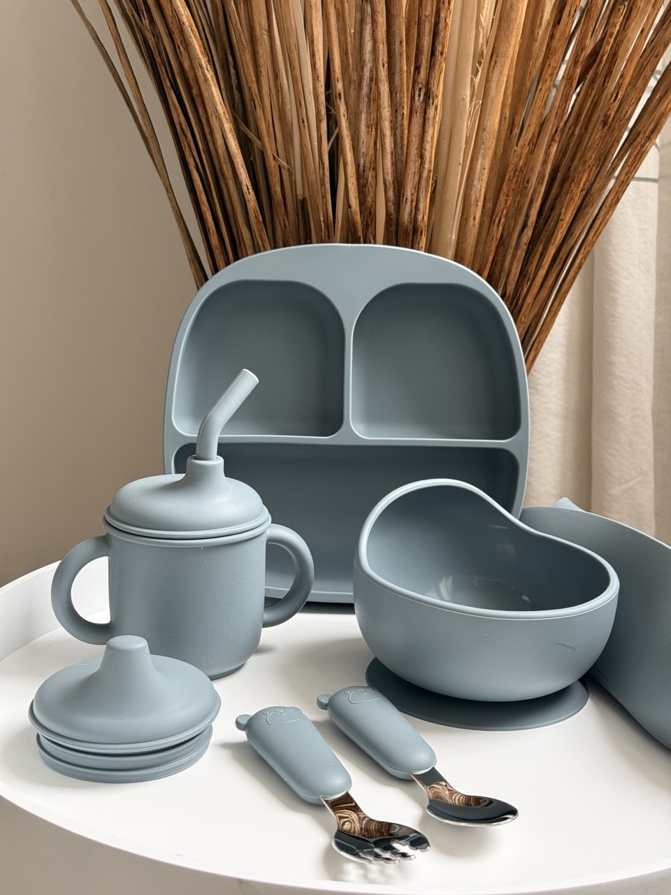 Набір квадрат базовий з 5 предметів, колір - Дім Грей (Dim grey)